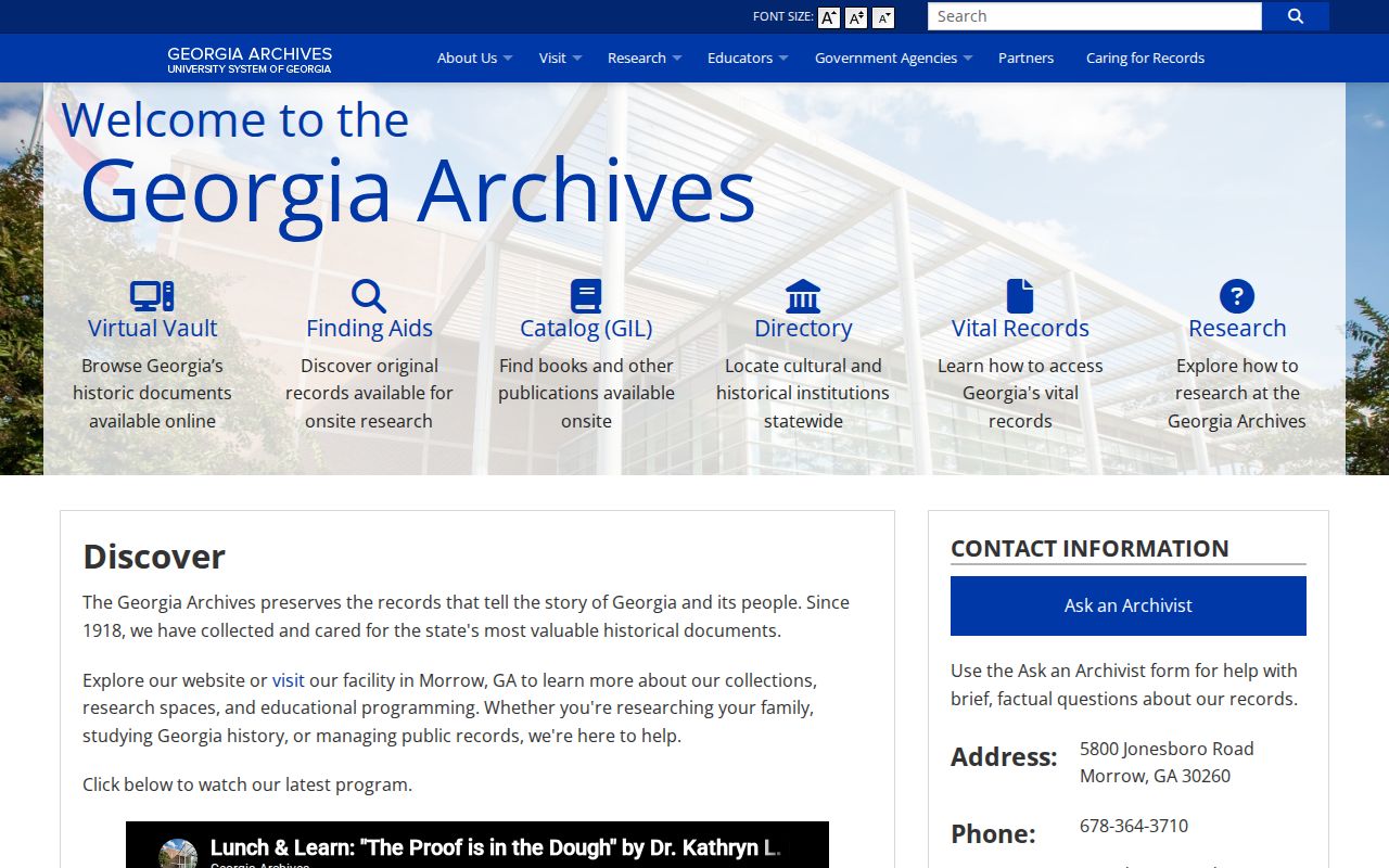 Chatham County city directory Georgia Archives catalog